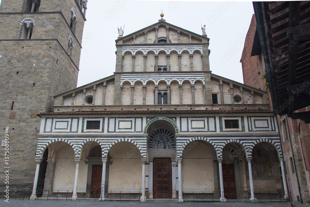 The Cathedral of San Zeno. Pistoia. Tuscany. Italy.