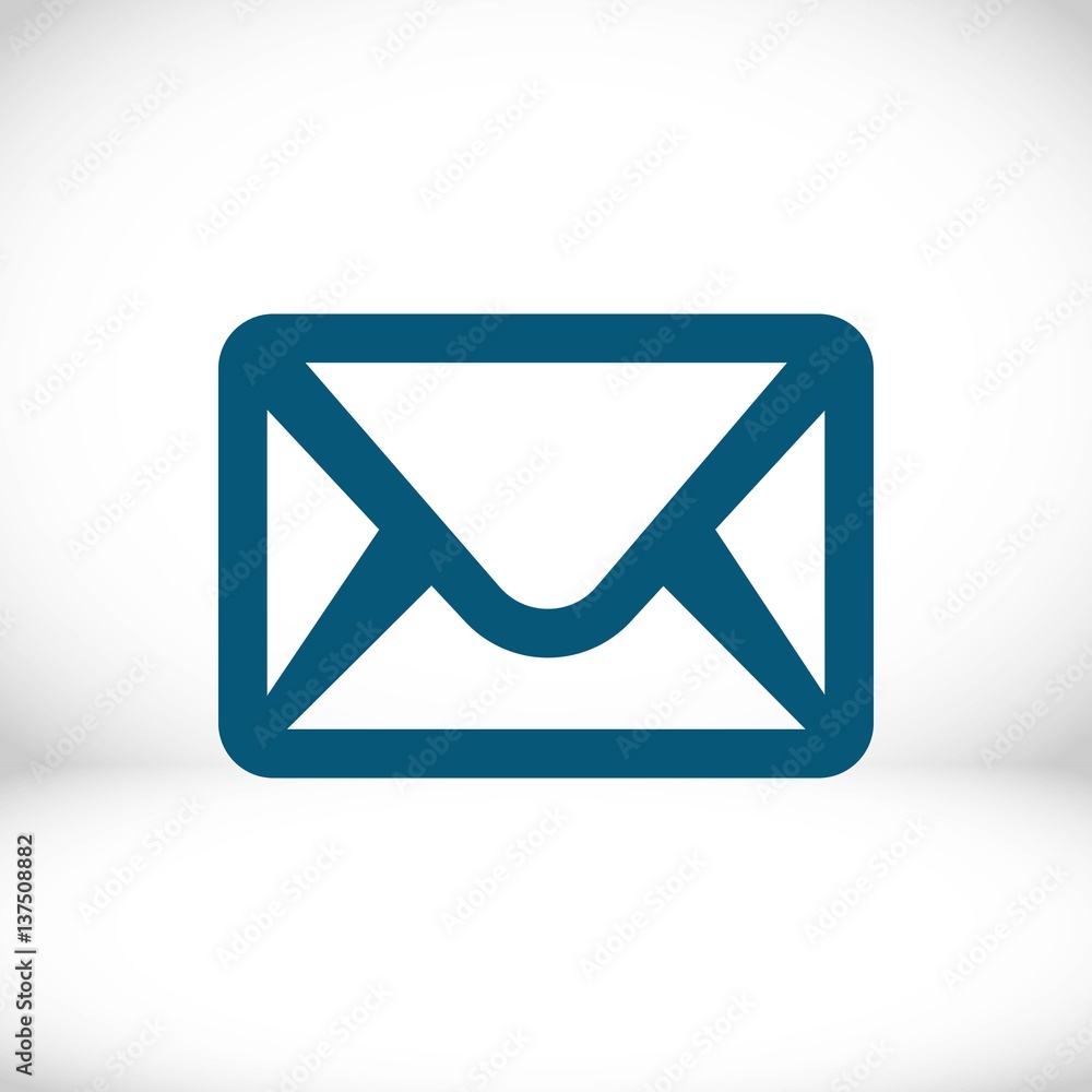 Envelope Mail icon, vector illustration. Flat design style Envelope Mail icon, vector illustration. Flat design style
