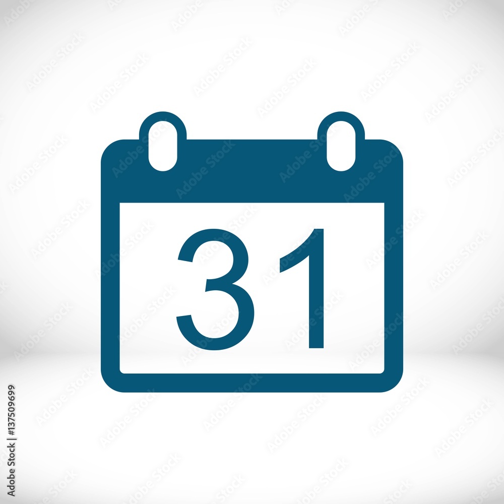calendar icon stock vector illustration flat design