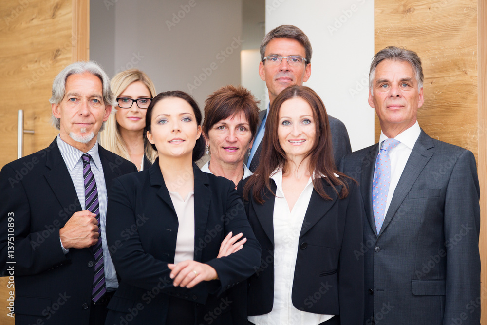 Business Team Posing Business Team Posing