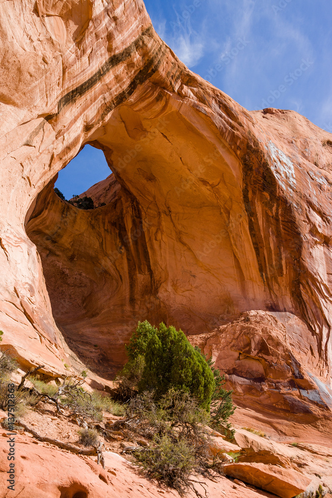 arch next to Corona Arch, Moab Utah, USA