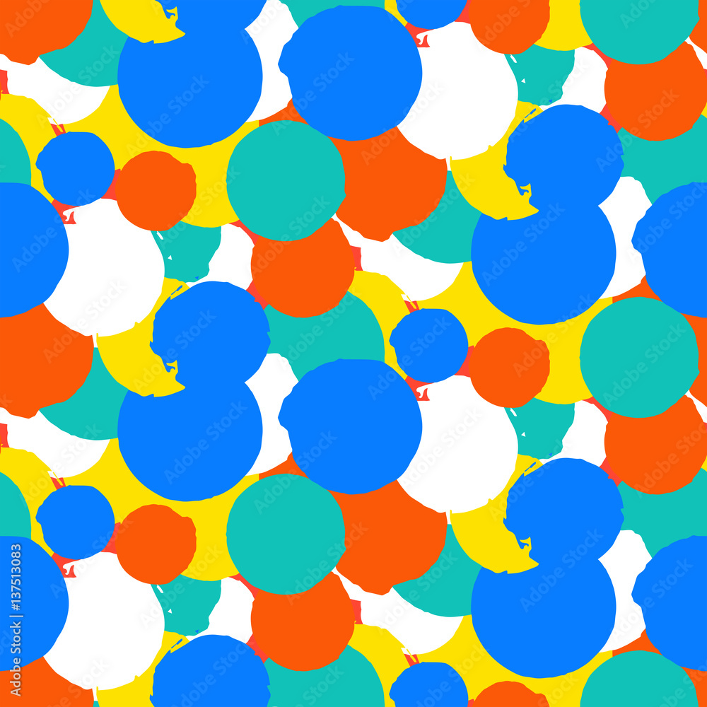 Bold vector polka dot pattern Bold vector polka dot pattern