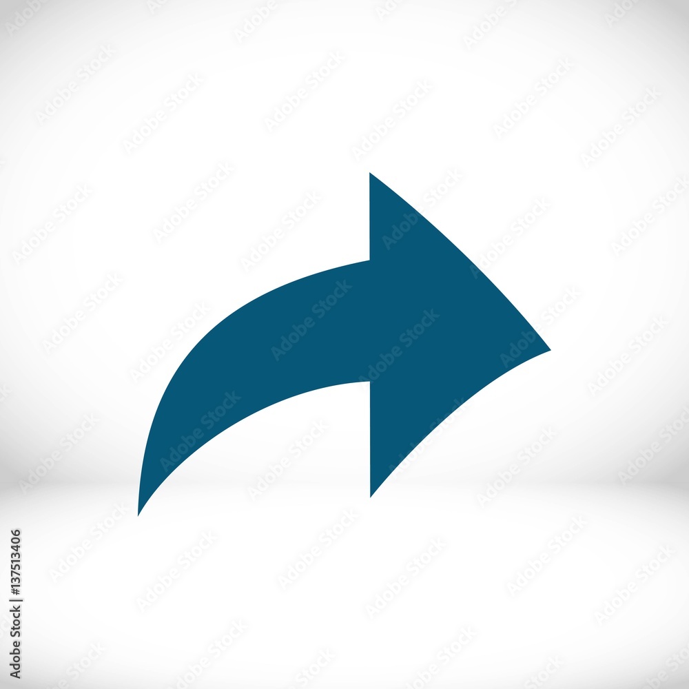 arrow icon stock vector illustration flat design arrow icon stock vector illustration flat design