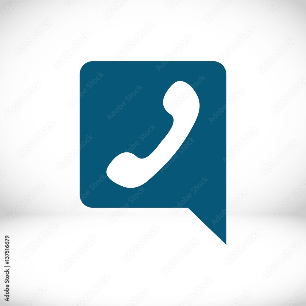 phone icon stock vector illustration flat design phone icon stock vector illustration flat design