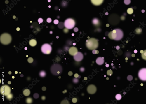 abstract colored light spots background blur