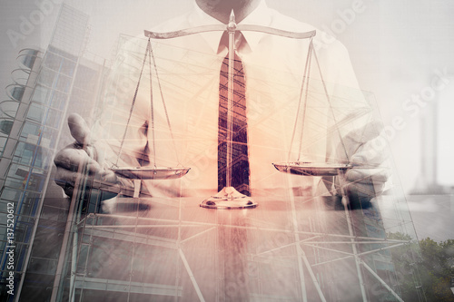 Photography justice and law concept