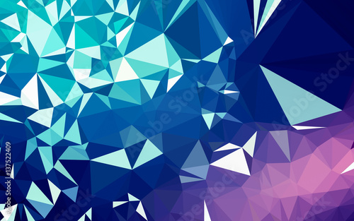 Abstract low poly background, geometry triangle