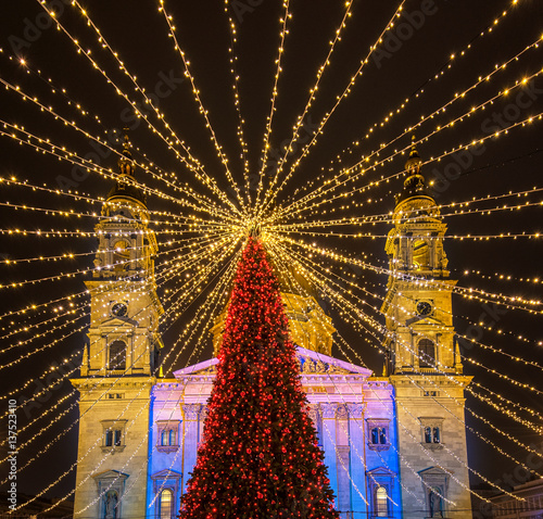 Christmas fair in Budapest