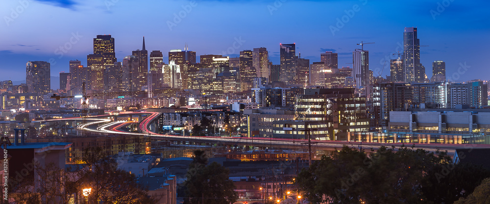 Fototapeta premium San Francisco Skyline