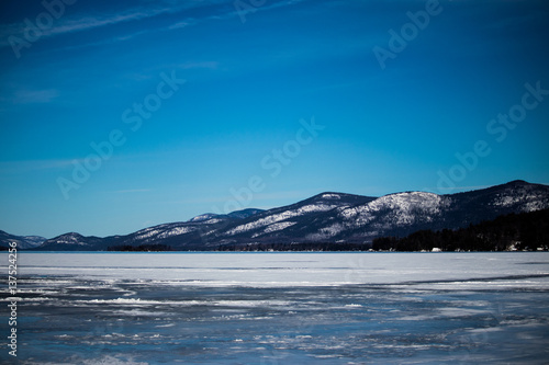 Lake George in the winter