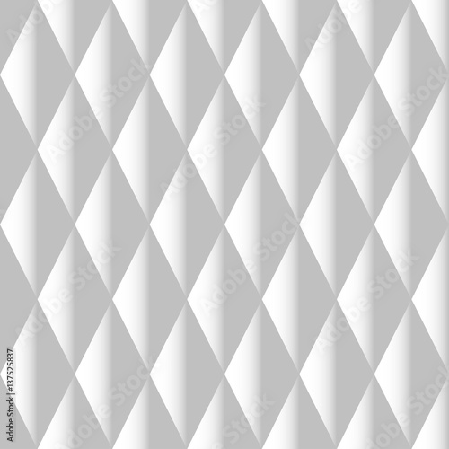 Editable Seamless Geometric Vector Tile with Realistic Paper Art Pattern