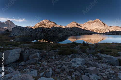 Mountain and Lake, John Muir Trail