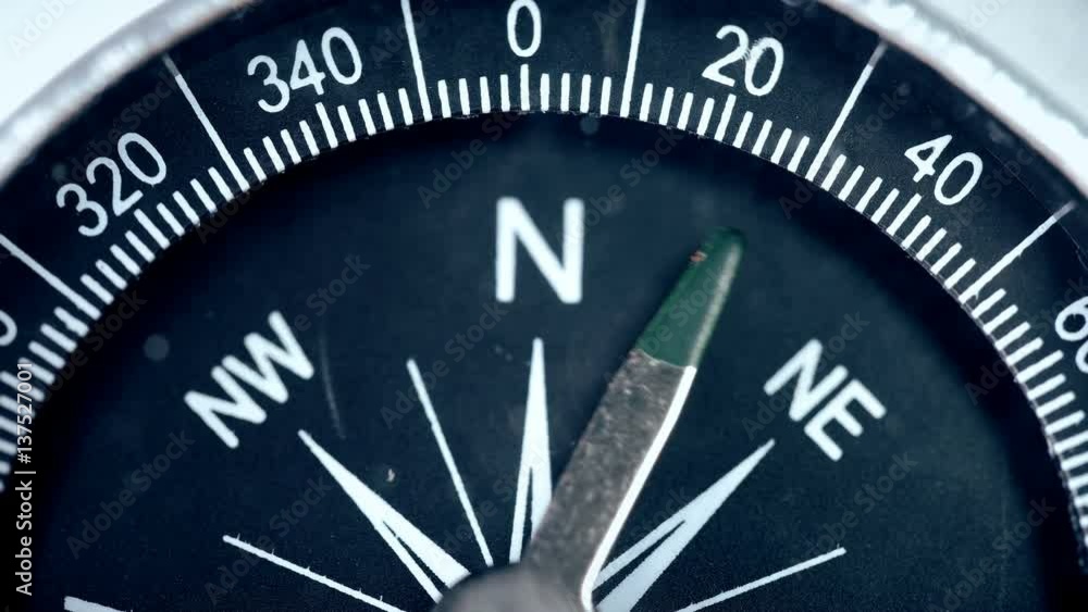 Moving the arrow of the revolving compass Moving the arrow of the revolving compass