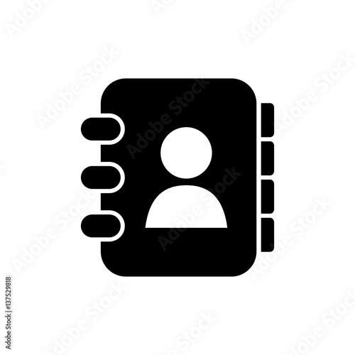 Adress book symbol icon vector illustration graphic design