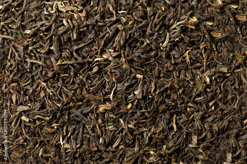 Black tea loose dried darjeeling tea leaves