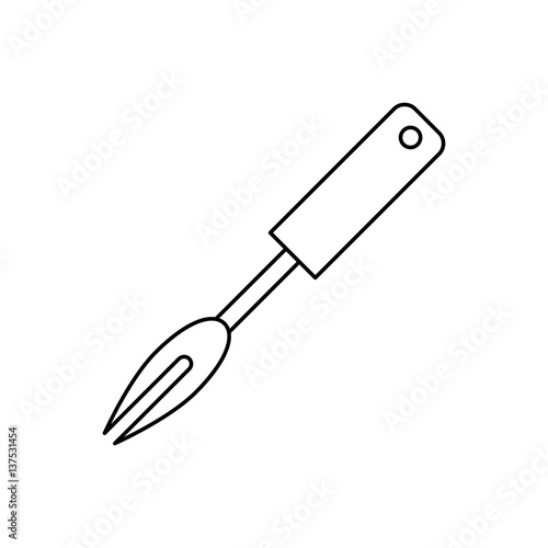 Kitchen cook utensil icon vector illustration graphic design