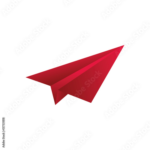 Wallpaper Mural Paper plane origami icon vector illustration graphic design Torontodigital.ca