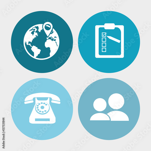 call center service communication vector illustration eps 10