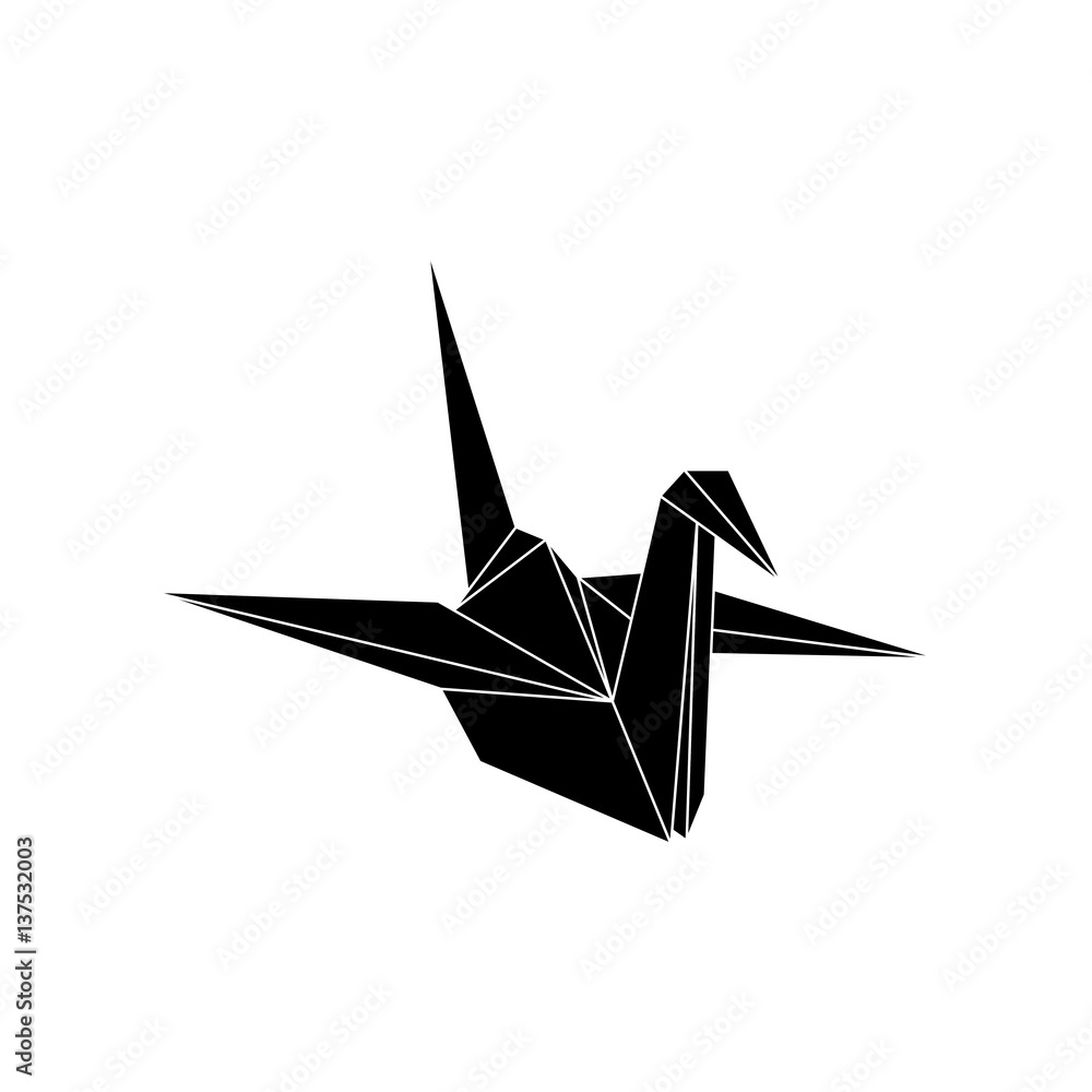 origami paper art icon vector illustration graphic design origami paper art icon vector illustration graphic design