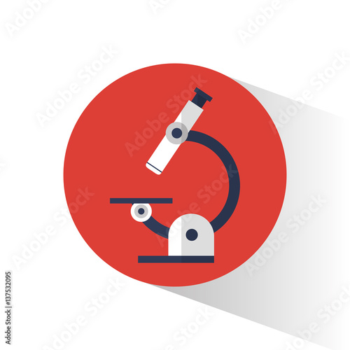 science microscope laboratory tool vector illustration eps 10 photo