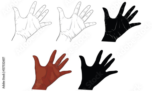 hand action, hand activity, hand signal