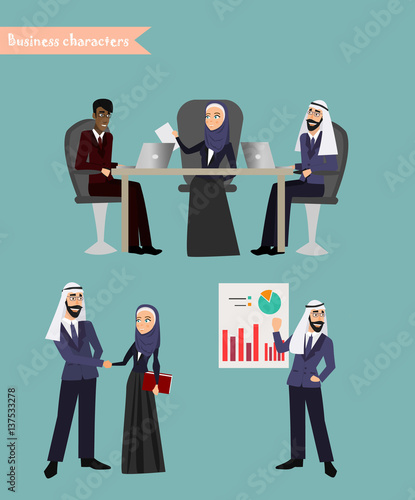 Arab Business People Meeting