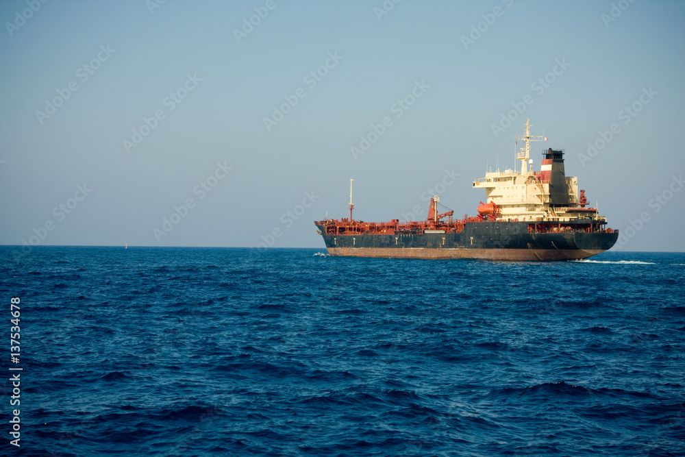 Oil Tanker on Mediterranean
