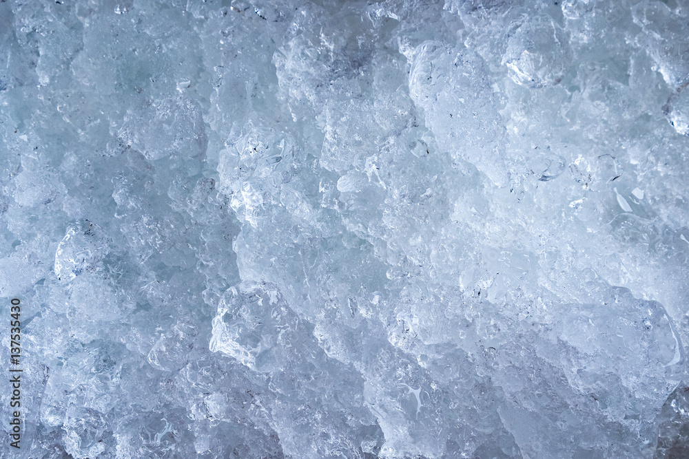 Crushed ice pattern background