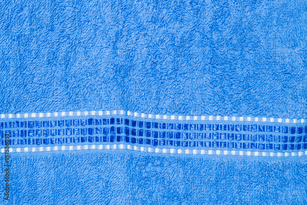 blue towel texture background
