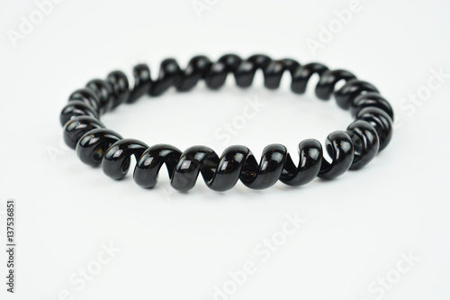 Plastic curved bracelet