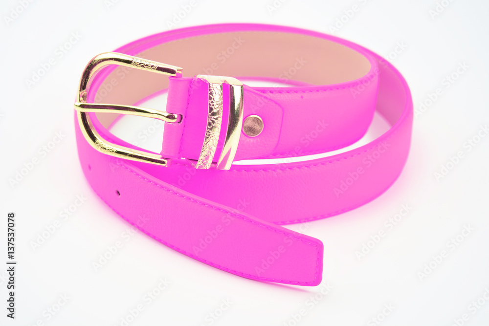 There is an pink artificial leather There is an pink artificial leather