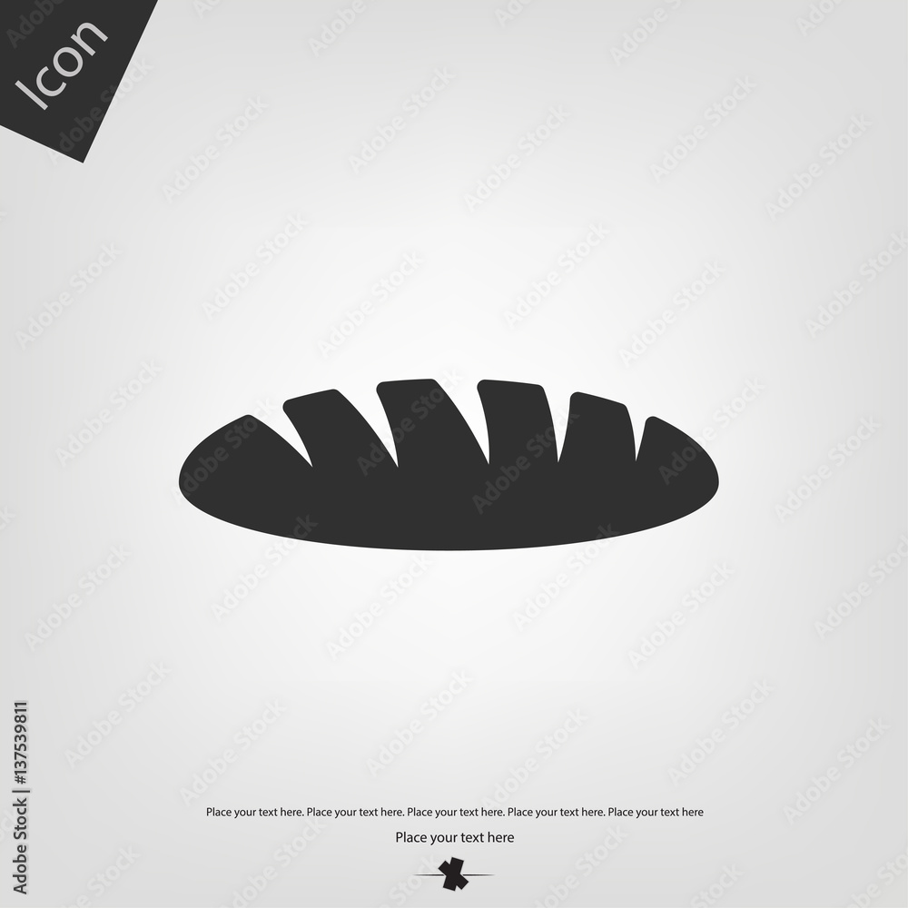 Bread vector icon Bread vector icon