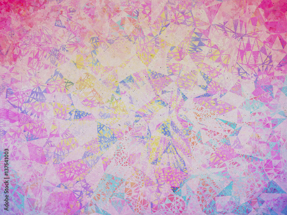 Pink geometric triangle abstract background illustration Pink geometric triangle abstract background illustration