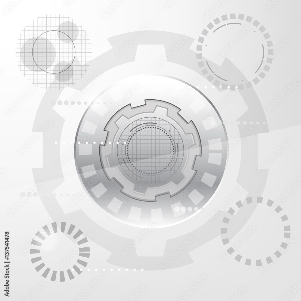 white and silver abstract technology sci fi concept vector background white and silver abstract technology sci fi concept vector background
