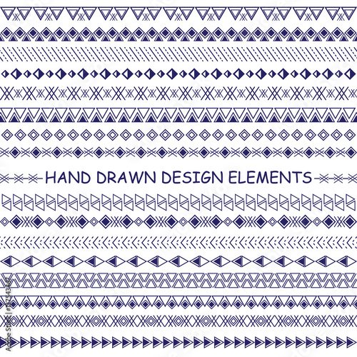 Collection of vector dividers