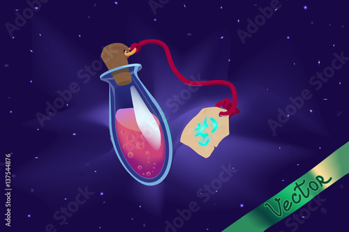 Potion vector game icon fantasy