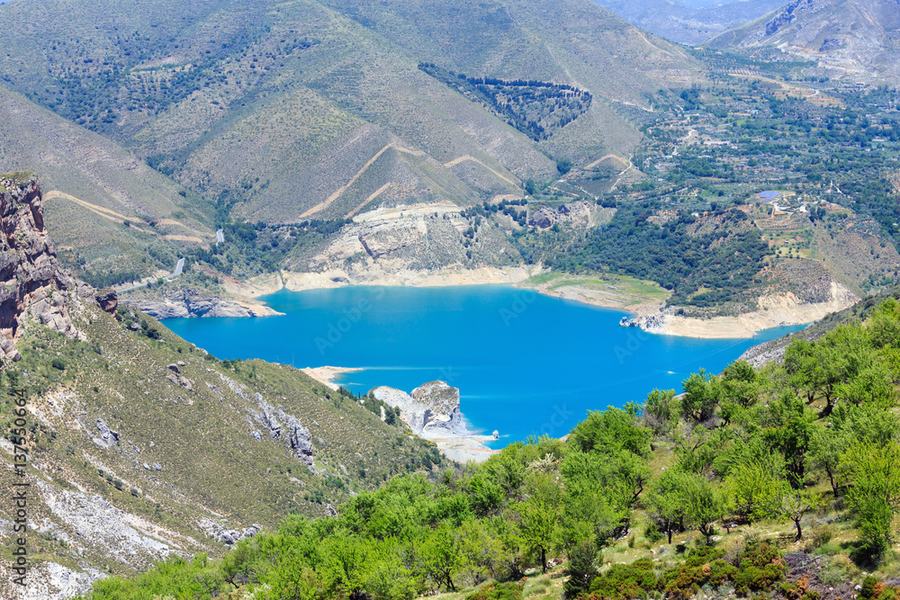 Lake in Sierra Nevada, Spain.