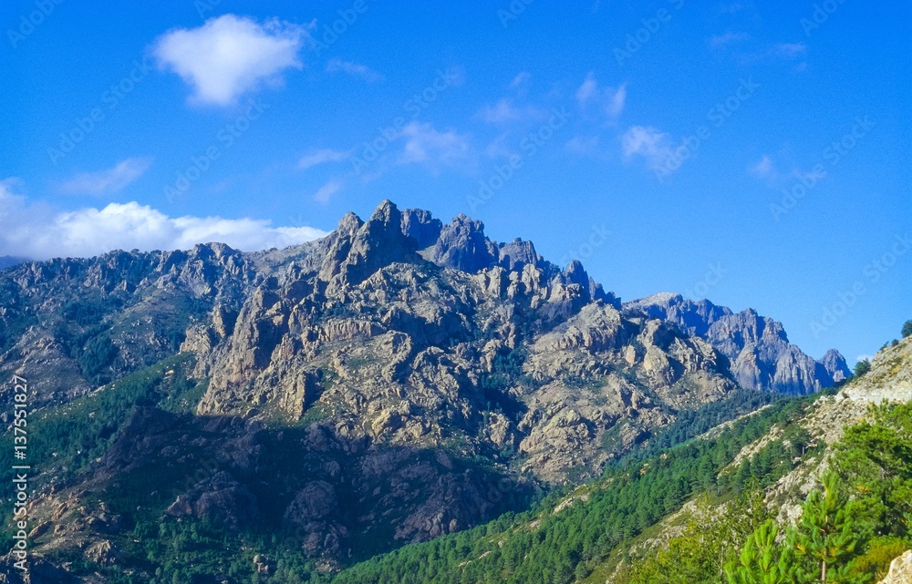 Bavella-Massiv zwischen Marghese und Col de Bavella