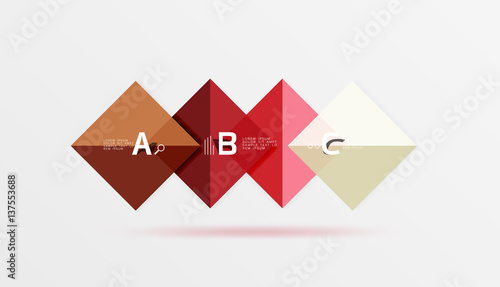 Free Download Geometric abstract background with option infographic - GFXLoad
