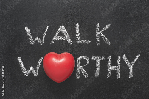 walk worthy heart photo