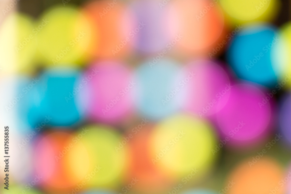 Background of Bokeh from colored balls. Background of Bokeh from colored balls.
