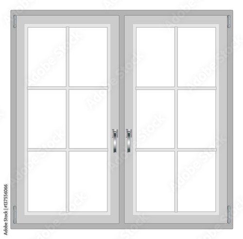 Modern window isolated on white background, with copy space vector eps 10 © Lasa