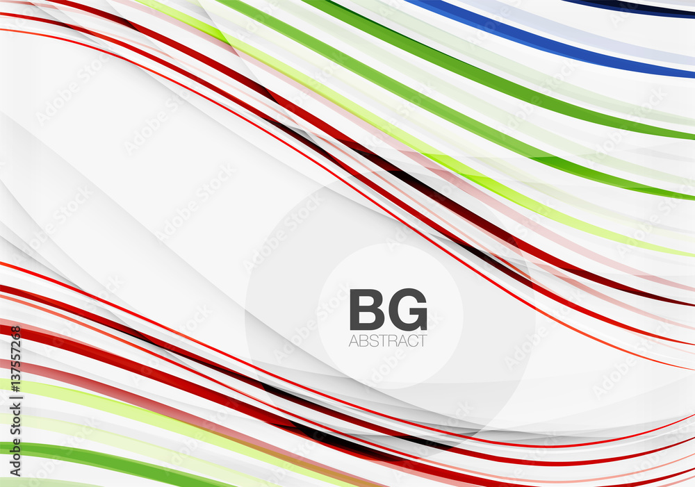 Wave lines abstract background Wave lines abstract background