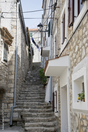 Stairs in an alley  Croatia