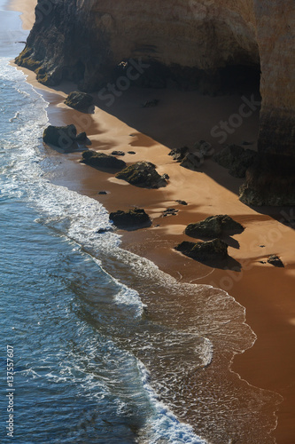 Praia da Afurada (Algarve, Portugal). photo