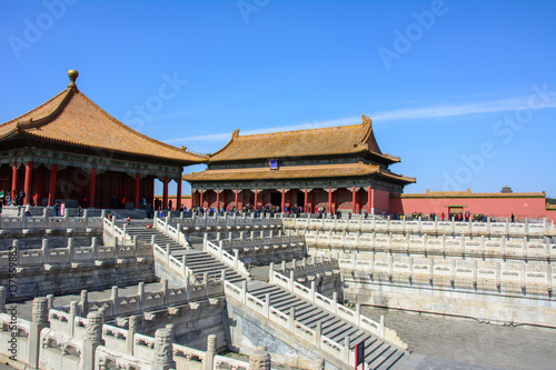 Courtyard of the Forbidden City in Beijing