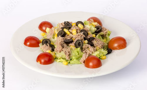 Healthy fish salad