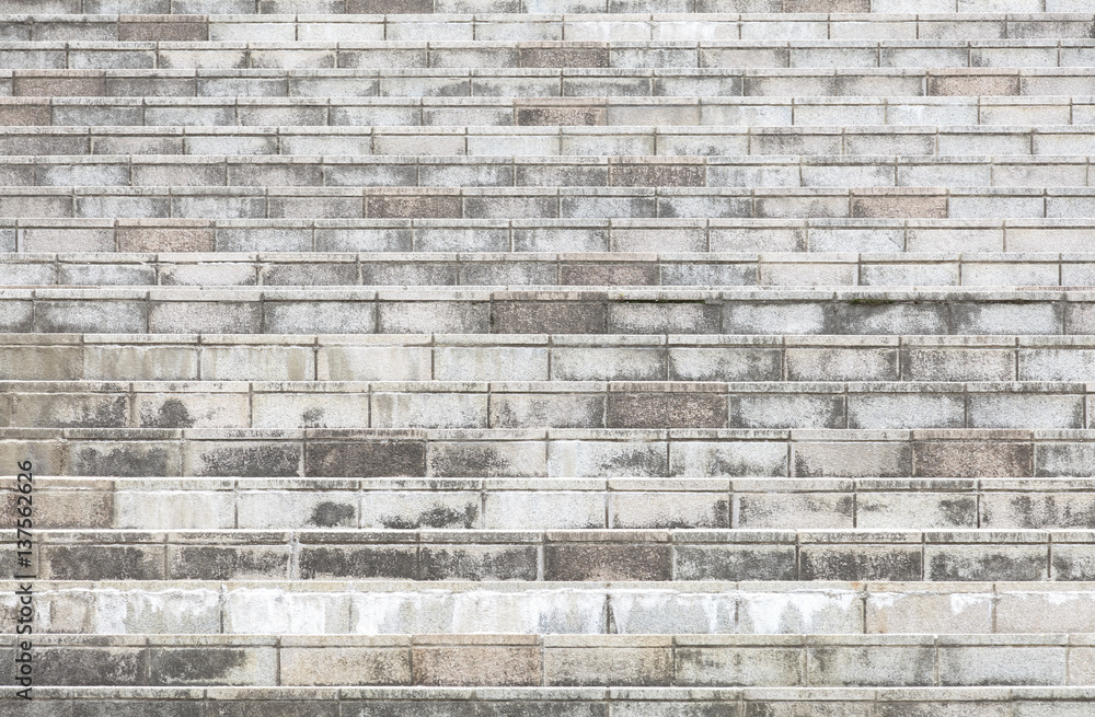 Close - up Outdoor stone concrete staircase Close - up Outdoor stone concrete staircase