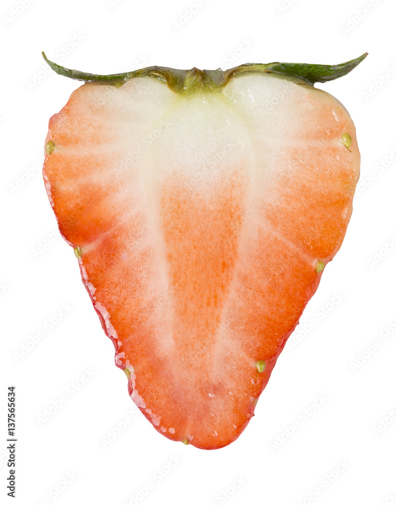 Fresh strawberry isolated on the white background Fresh strawberry isolated on the white background