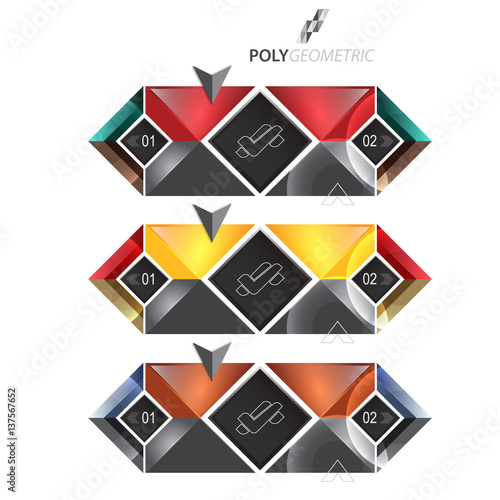 Business infographic template in attractive style